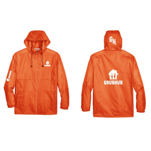 Grubhub Project Orange Rain Jacket
