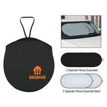 Load image into Gallery viewer, Grubhub Collapsible Automobile Sun Shades 34098738987171