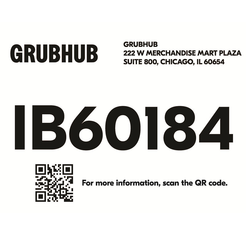 Downloadable Driver Sign with QR Code