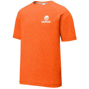 Camiseta de tri-glenden del logotipo pequeño de Grubhub para hombres