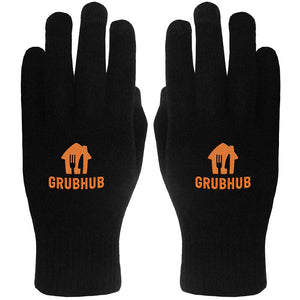 Grubhub Geanie y Knit Text Glove Combo