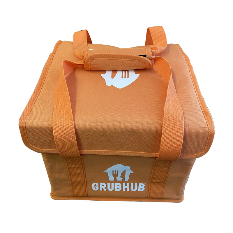Drink Carrier and Food Delivery Bag with Handle and Shoulder Strap