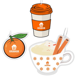Kit de ambientadores de aire del automóvil: naranja, café y canela